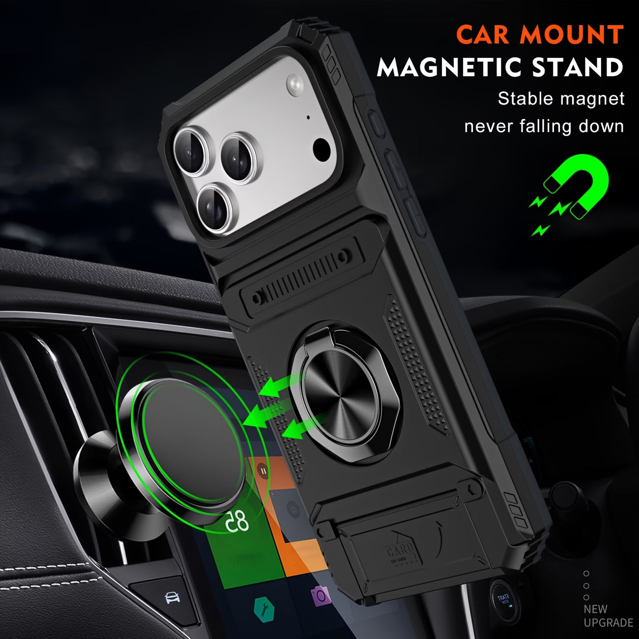 Heavy Duty Hard Case with Metal Holder