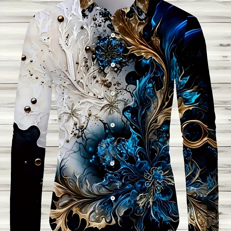 Sleeve Shirt with Unique Print