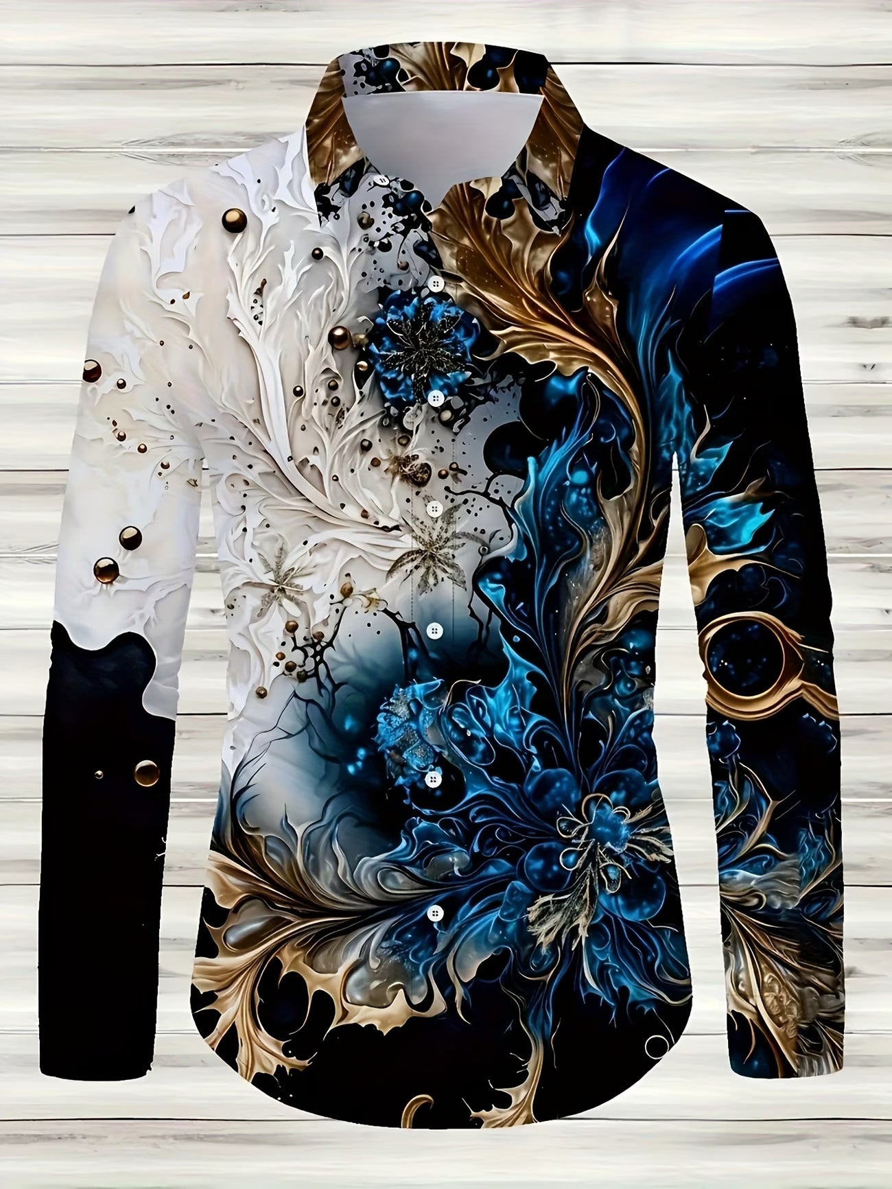 Sleeve Shirt with Unique Print