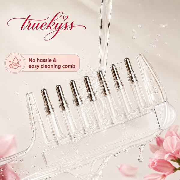 Hair Oil Applicator Comb with Roller Ball 2-in-1