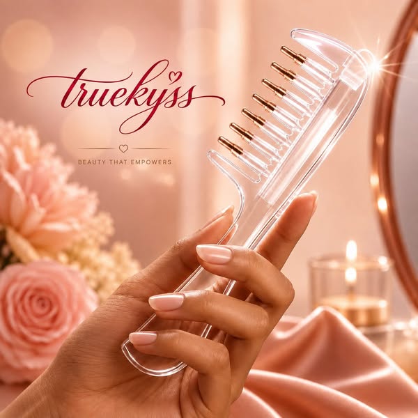 Hair Oil Applicator Comb with Roller Ball 2-in-1