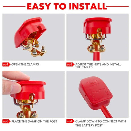 Quick Release Terminal Connector Clamps